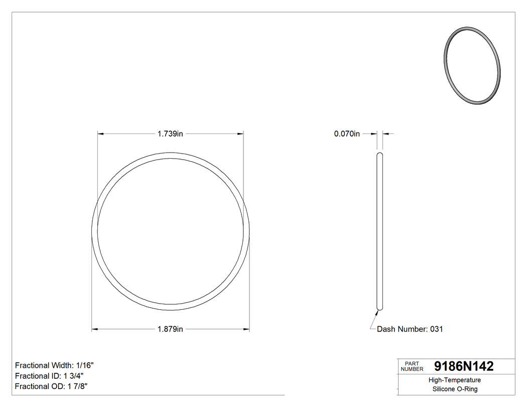 Technical drawing - 9186N142